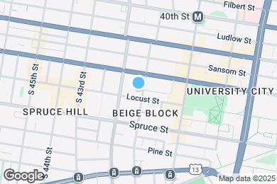 Map image of the property - 208 S 41st St