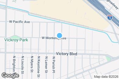 Map image of the property - 1245 N Orchard Dr