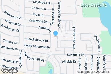 Map image of the property - 205 Wooded Creek Ave
