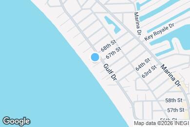 Map image of the property - 6700 Gulf Dr