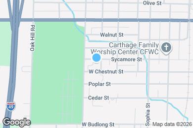 Map image of the property - 709 S Florence St