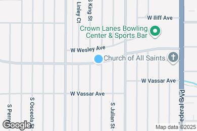 Map image of the property - 2501 S Knox Ct