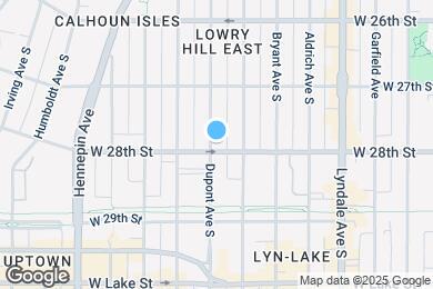 Map image of the property - 2747 DuPont Ave S