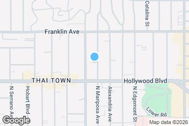 Map image of the property - 1745 N Mariposa Ave