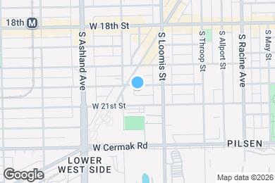 Map image of the property - 1441 W Cullerton St