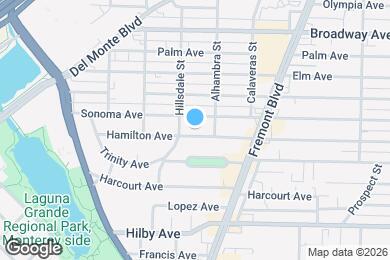 Map image of the property - 645 Hamilton Ave
