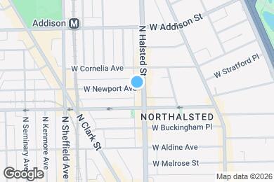 Map image of the property - 815 W Newport Ave