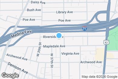 Map image of the property - 3515 Riverside Ave