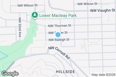 Map image of the property - 2815 NW Raleigh St