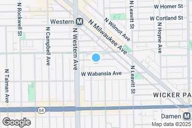 Map image of the property - 2333 W St Paul Ave