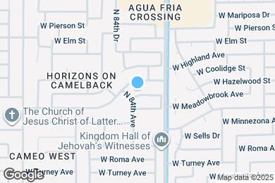 Map image of the property - 8334 W Baxter Dr