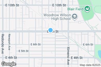Map image of the property - 4104 E 7th St