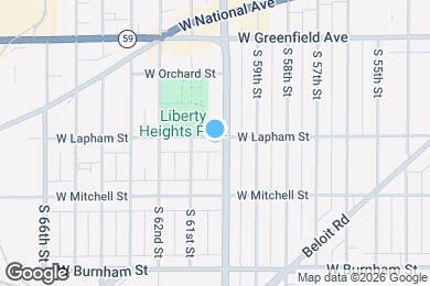 Map image of the property - 6009 W Lapham St