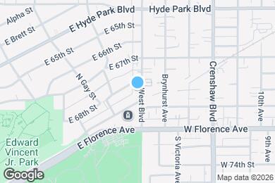 Map image of the property - 6809 West Apts.