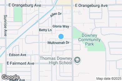 Map image of the property - 1213 Multnomah Dr