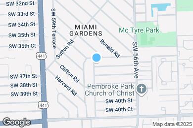 Map image of the property - 3609 SW 58th Ave