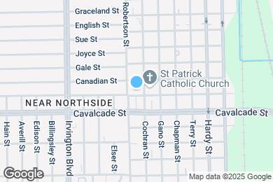 Map image of the property - 1109 Moody St