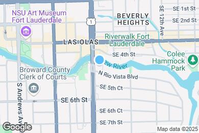 Map image of the property - Las Olas Riverfront Apartments