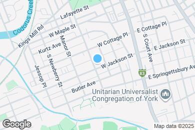 Map image of the property - 153 W Jackson St