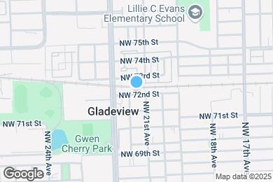 Map image of the property - 2121 NW 72nd St