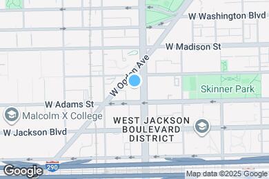 Map image of the property - 1645 W Ogden Ave
