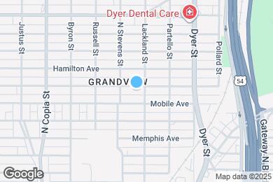 Map image of the property - 3722 Sacramento Ave