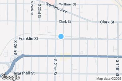 Map image of the property - 902 S 20th St