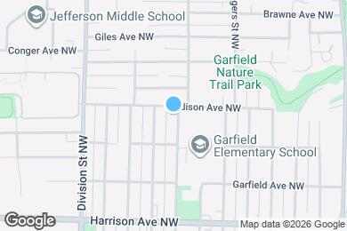 Map image of the property - 429 Thomas St NW