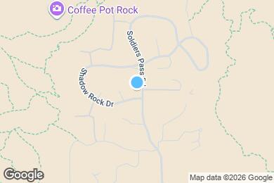 Map image of the property - 20 Shadow Rock Dr