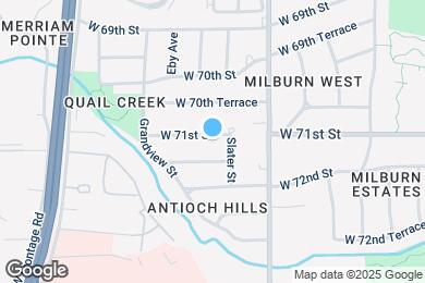 Map image of the property - 8809 W 71st St