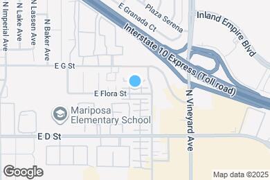 Map image of the property - 1757 E Flora St