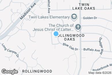 Map image of the property - 9348 Blue Oak Dr