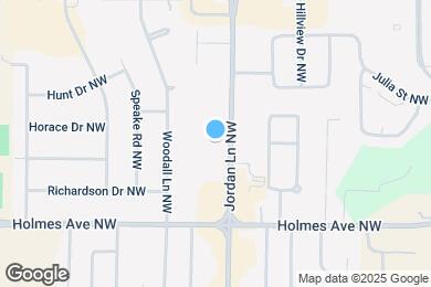 Map image of the property - 705 Jordan Ln NW