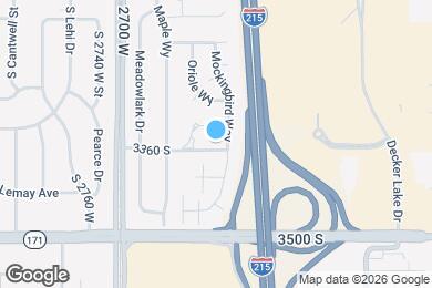 Map image of the property - 2534 W 3360 S