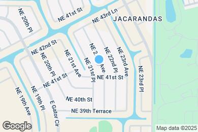 Map image of the property - 4116 NE 22nd Ave