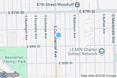 Map image of the property - 8835 S Commercial Ave