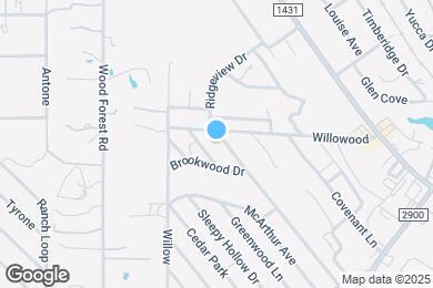 Map image of the property - 2241 Ridgeview Dr