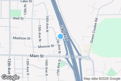 Map image of the property - 208 17th Ave N