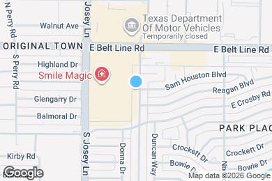 Map image of the property - 1300 Milam Way