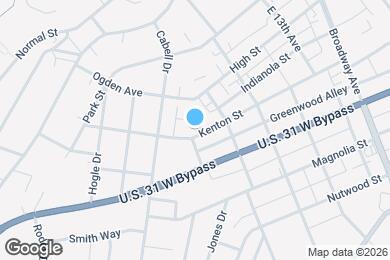 Map image of the property - 1527 Kenton St