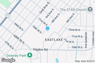 Map image of the property - 7017 4th Ave S