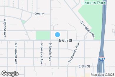 Map image of the property - 1812 E 6th St