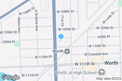 Map image of the property - 7137 W 109th Pl
