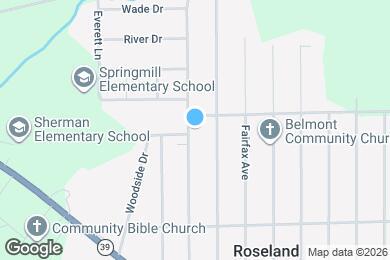 Map image of the property - 1132 N Trimble Rd