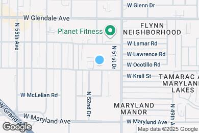 Map image of the property - 5206 W Ocotillo Rd
