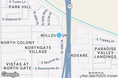 Map image of the property - 3765 E Kerry Ln