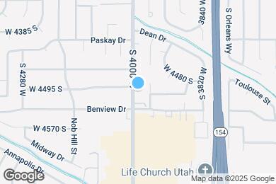 Map image of the property - 4499 S 4000 W