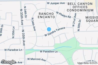 Map image of the property - 3340 W Sandra Terrace
