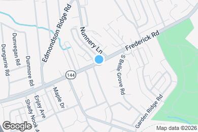 Map image of the property - 6313 Frederick Rd