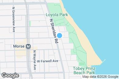 Map image of the property - 1155 W Lunt Ave